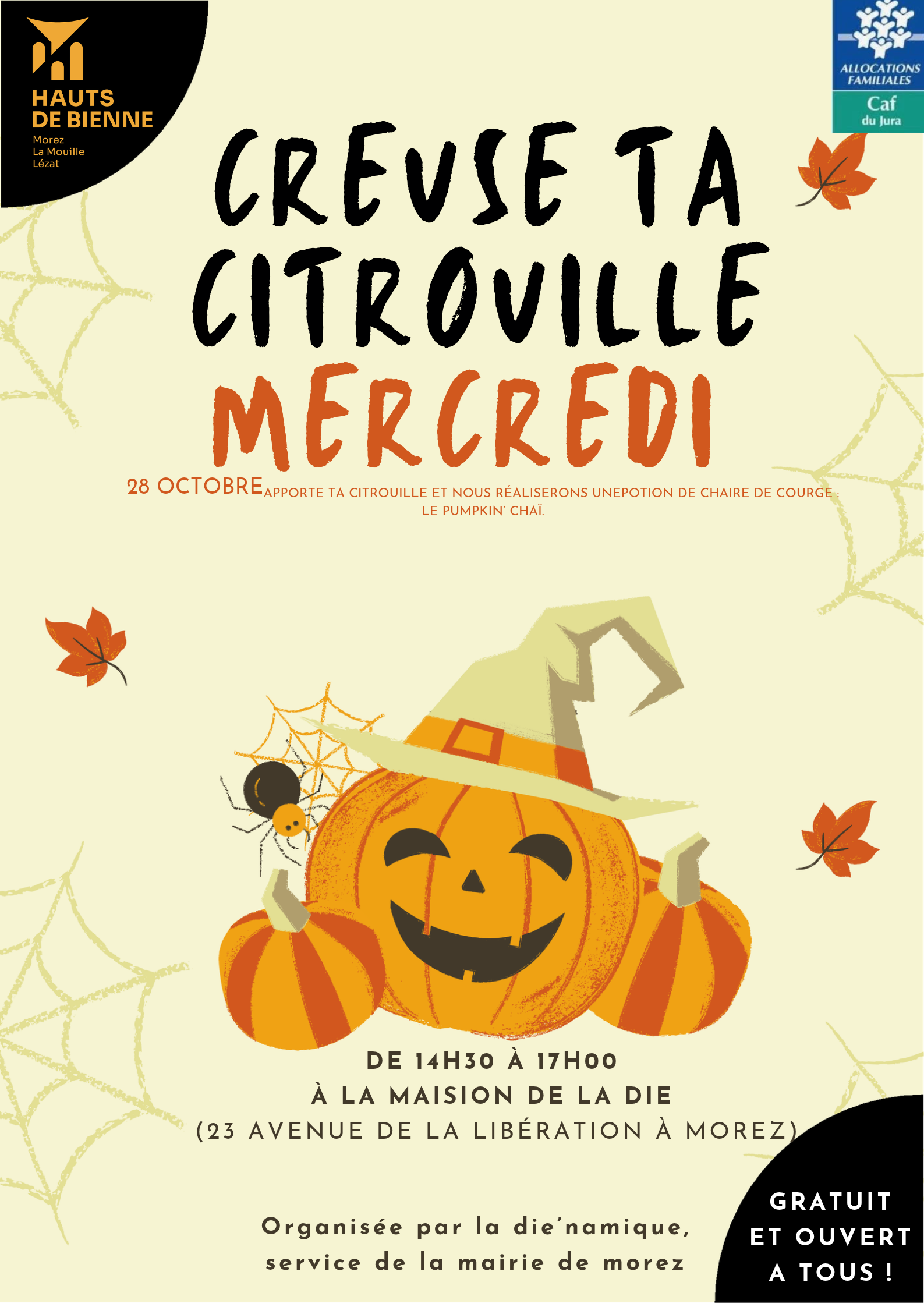 Atelier "Creuse ta citrouille !"