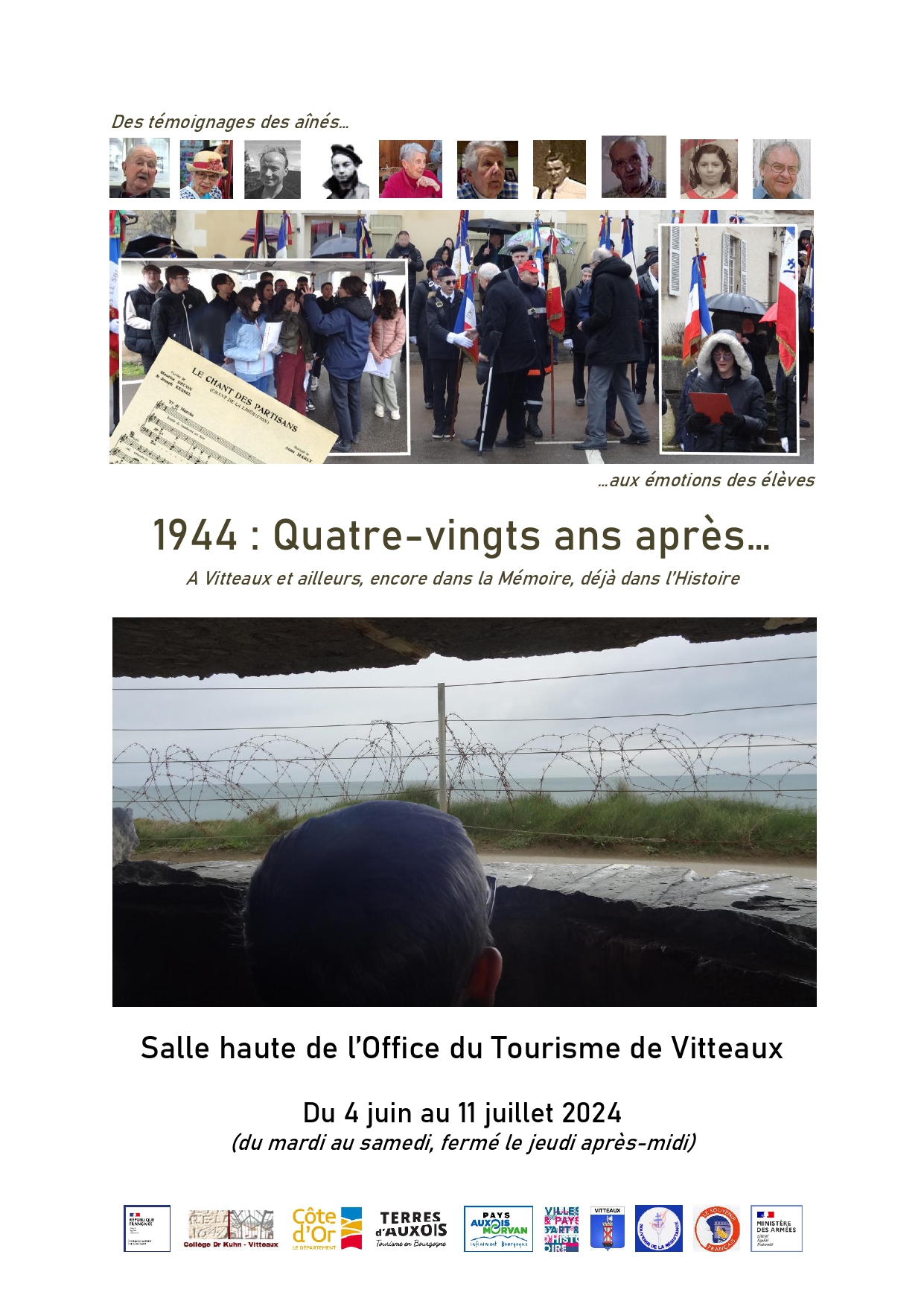 du 4 juin au 11 juillet expo Vitteaux