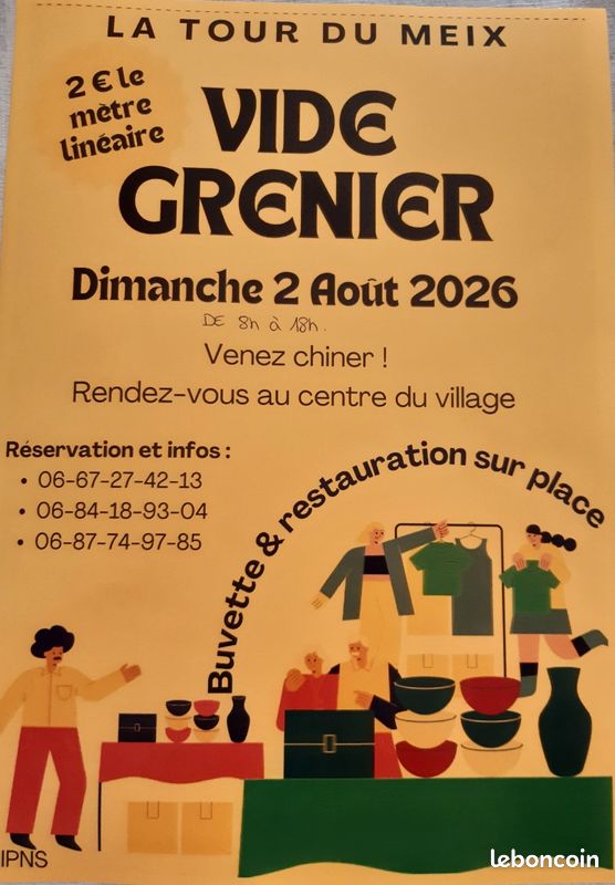Vide grenier La Tour-du-Meix