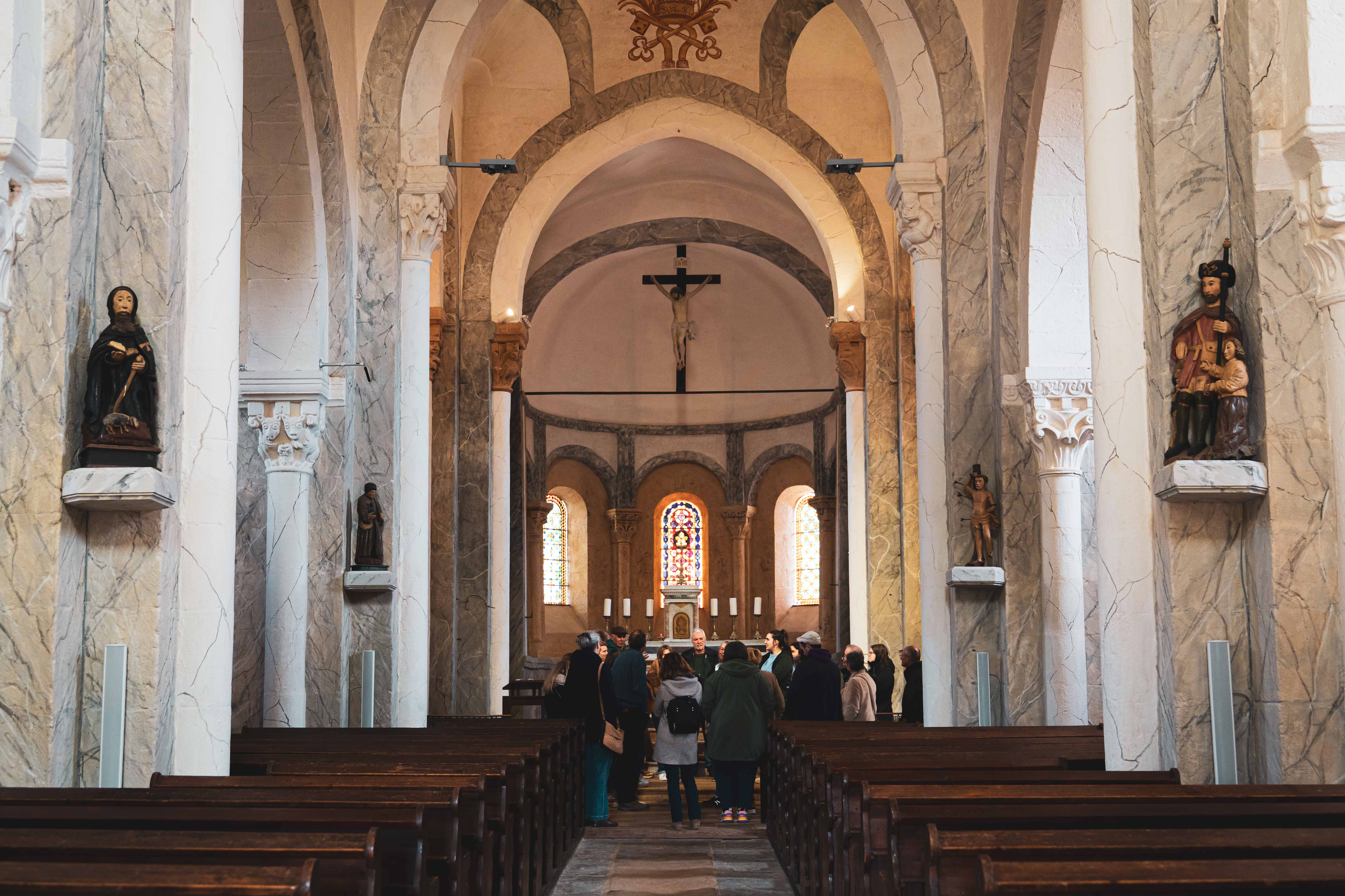 Visite nocturne de l'église de Varenne-l'Arconce