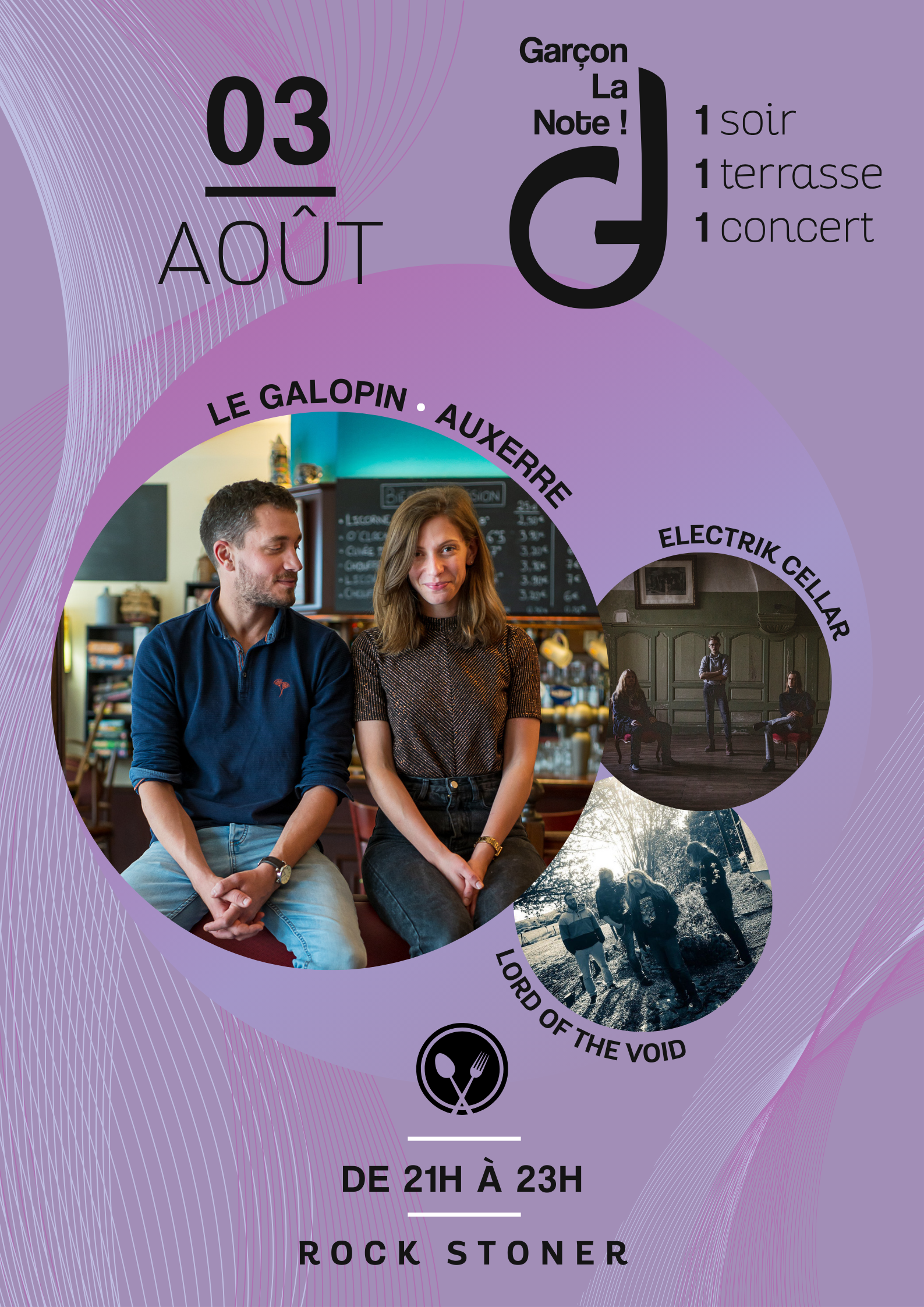 FESTIVAL GARÇON LA NOTE - ELECTRIK CELLAR ET LORDS OF THE VOID