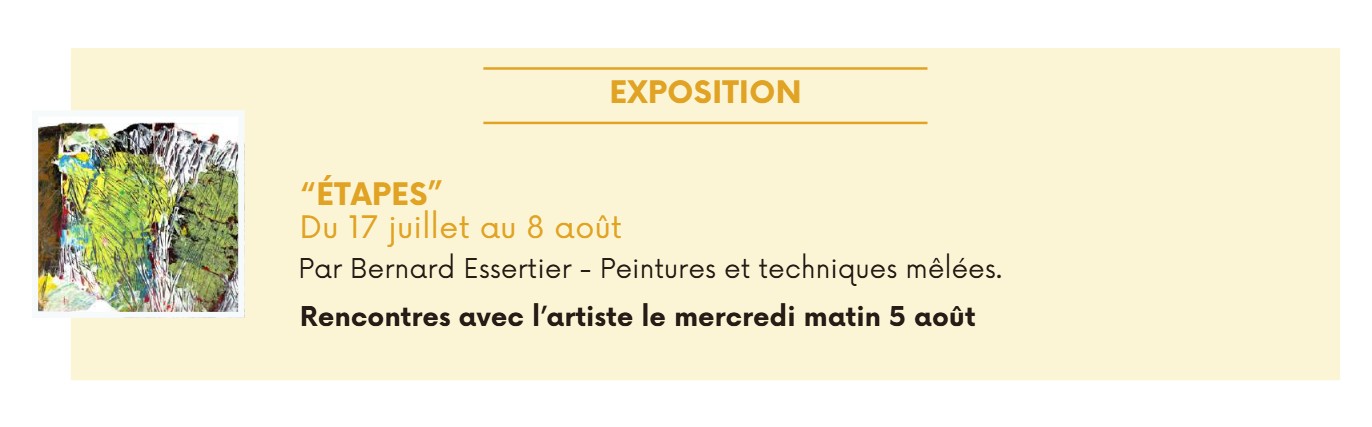 Exposition "étapes"