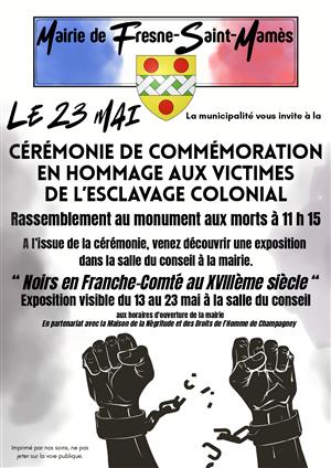 Exposition "Noirs en Franche-Comté au 18ème" 