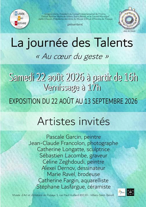 Exposition La journée des talents "au cœur du geste"