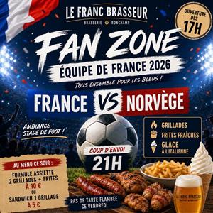 FRANCE / NORVÈGE chez Le Franc Brasseur à Ronchamp