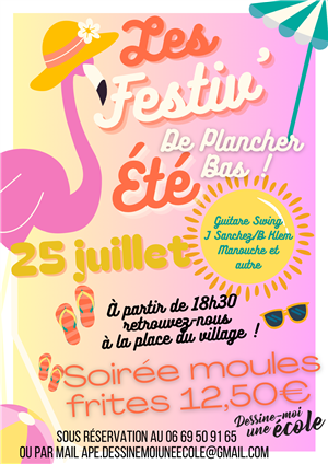 Festiv'été à Plancher-Bas - La soirée moules frites
