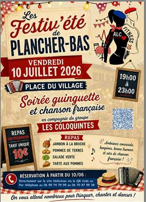 Festiv'été à Plancher-Bas - La soirée guinguette