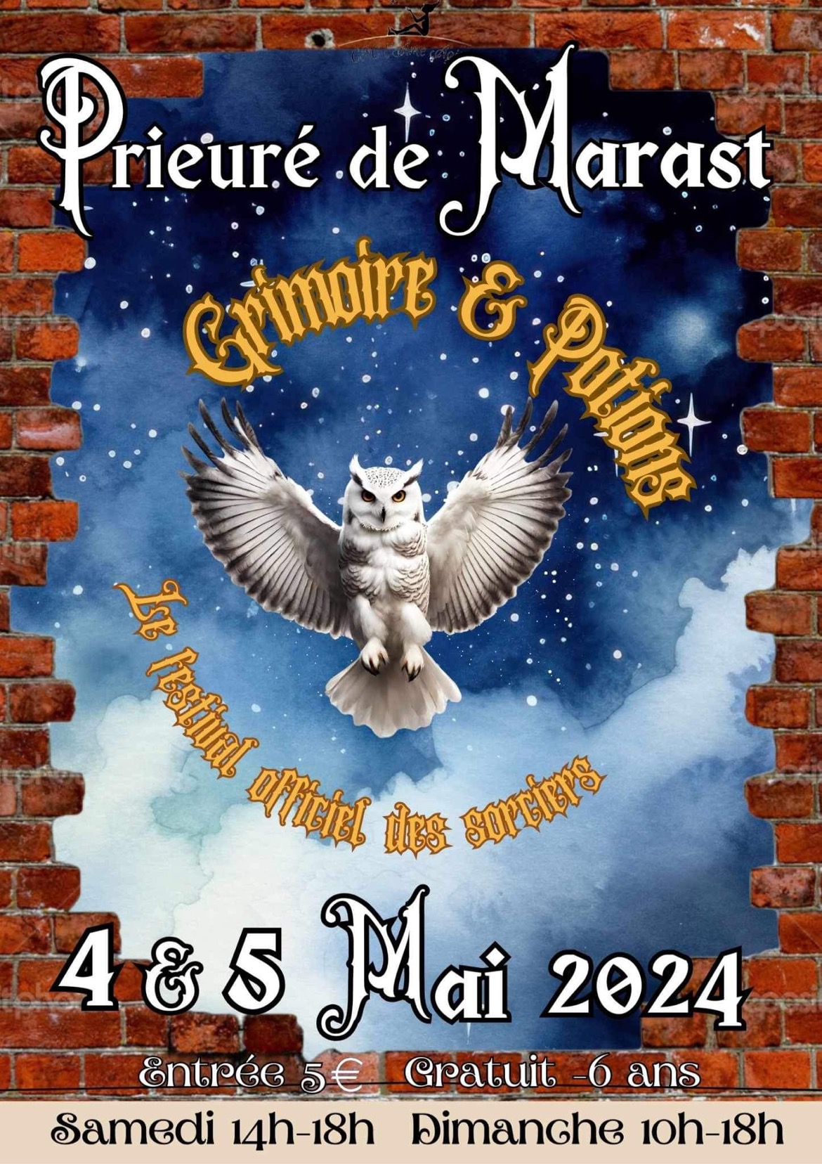 Festival "Grimoires et Potions" - 04 et 05 mai 2024