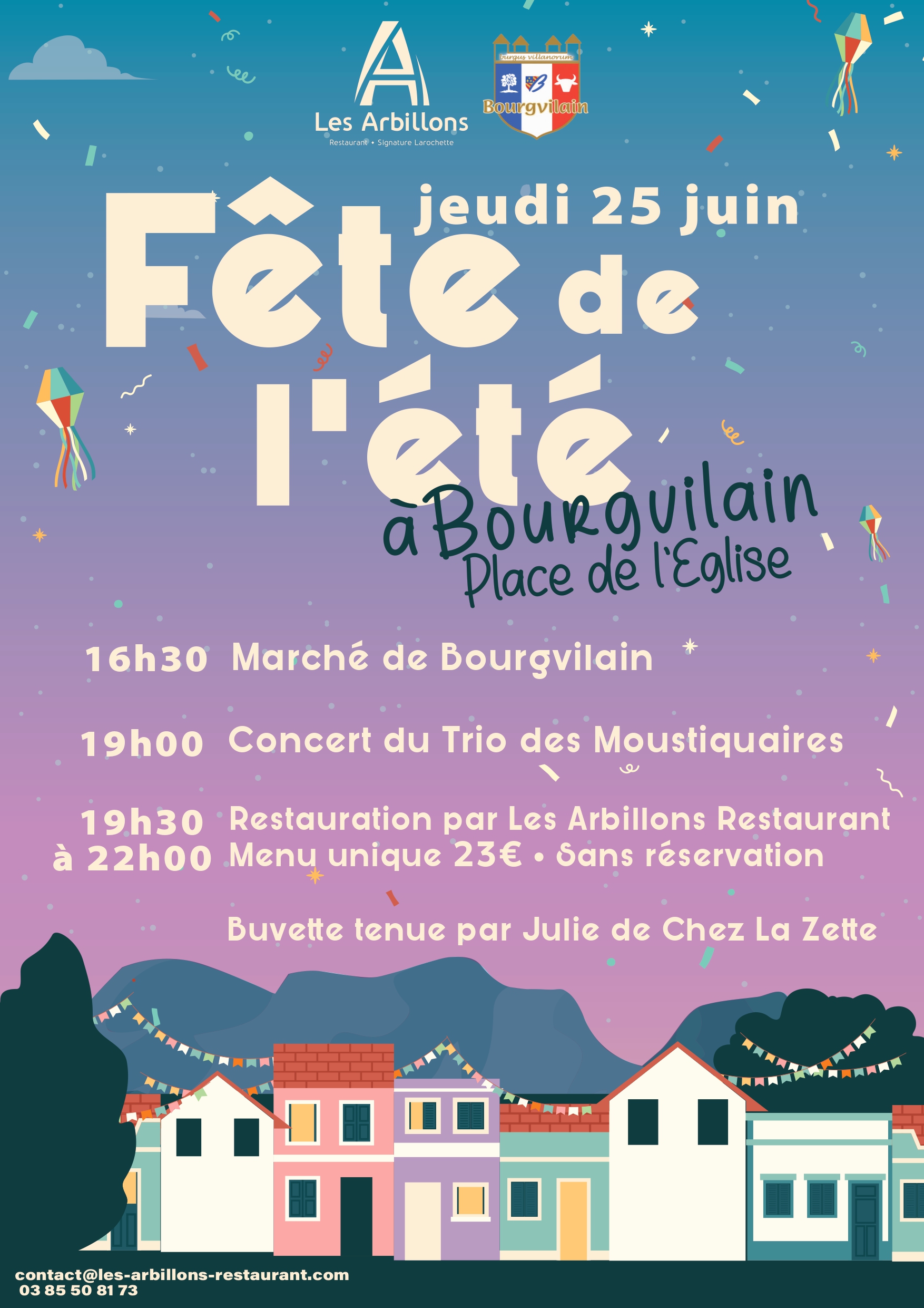 Bourgvilain fête l'été
