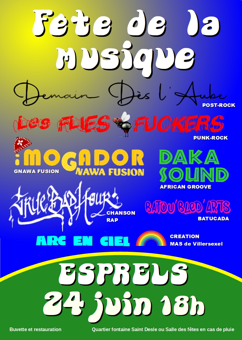 fête de la musique ESPRELS 24 juin