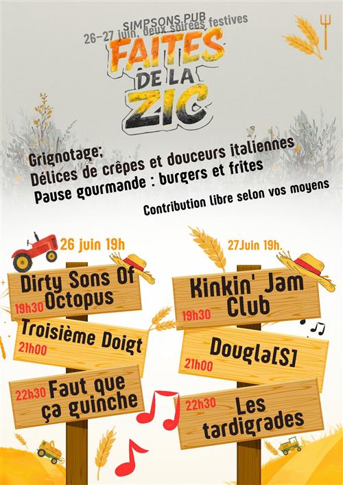 Faites de la Zic au Simpson's Pub