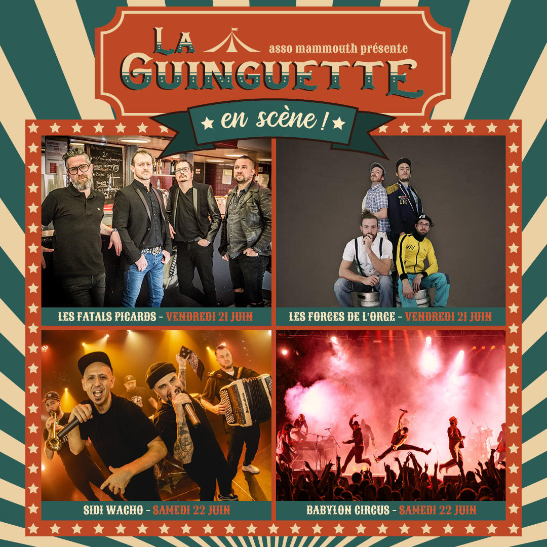 FÊTE DE LA MUSIQUE À LA GUINGUETTE EN SCÈNE !