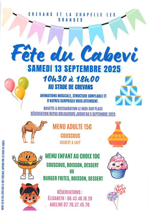 Fête du village à Crevans