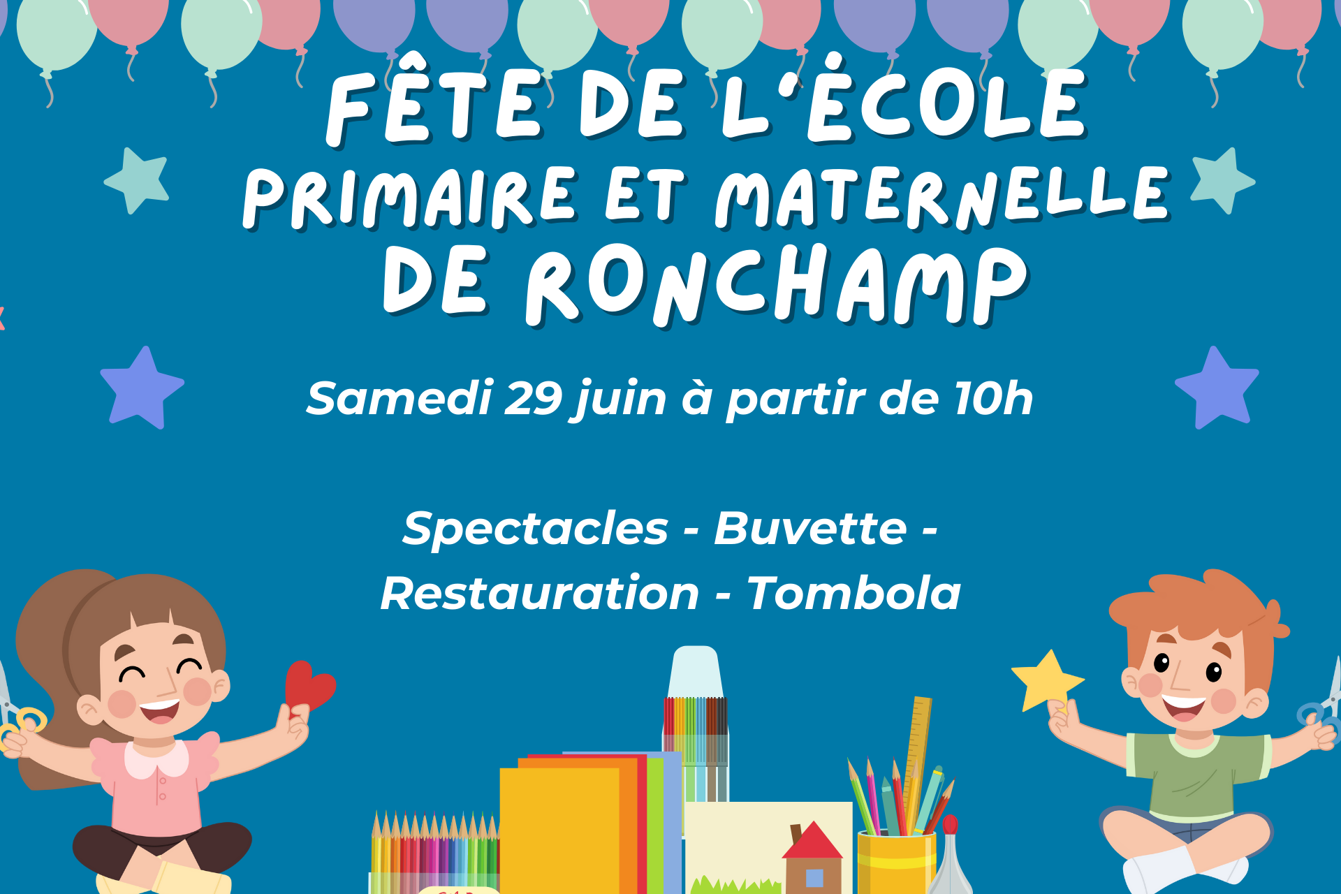mai juin2024 - fête école ronchamp