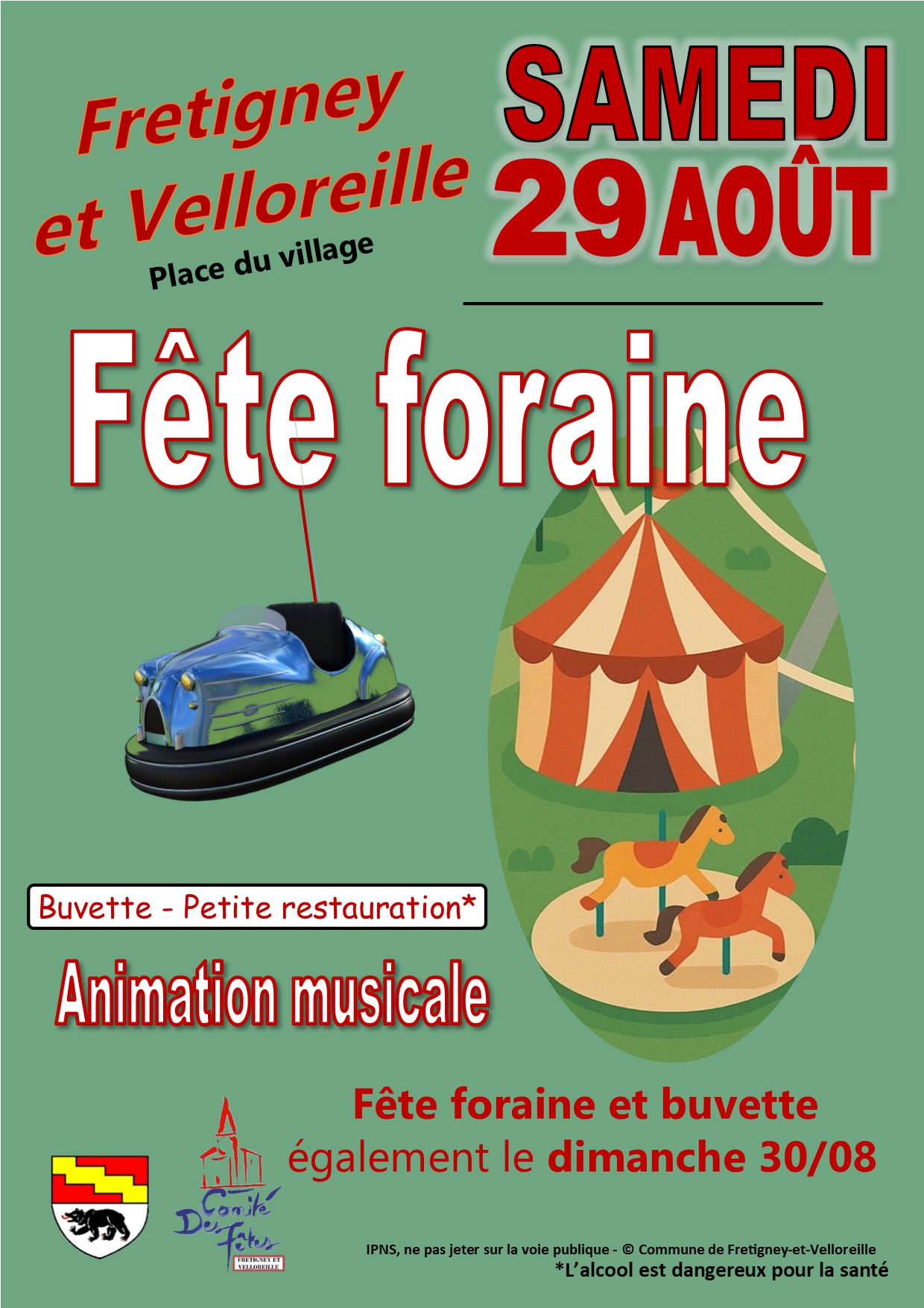 Fête foraine de Fretigney et Velloreille