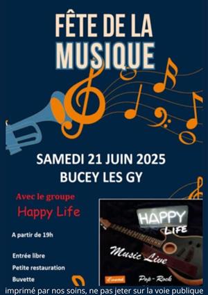 Fête de la musique Bucey lès Gy 