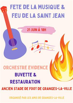 Fête de la musique et feux de la St Jean