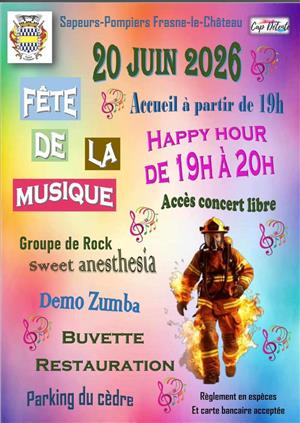 Fête de la musique à Frasne le château 