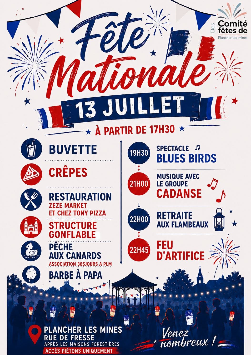Fête Nationale et Feu d'artifice