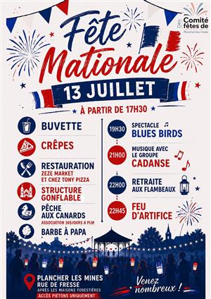 Fête Nationale et Feu d'artifice