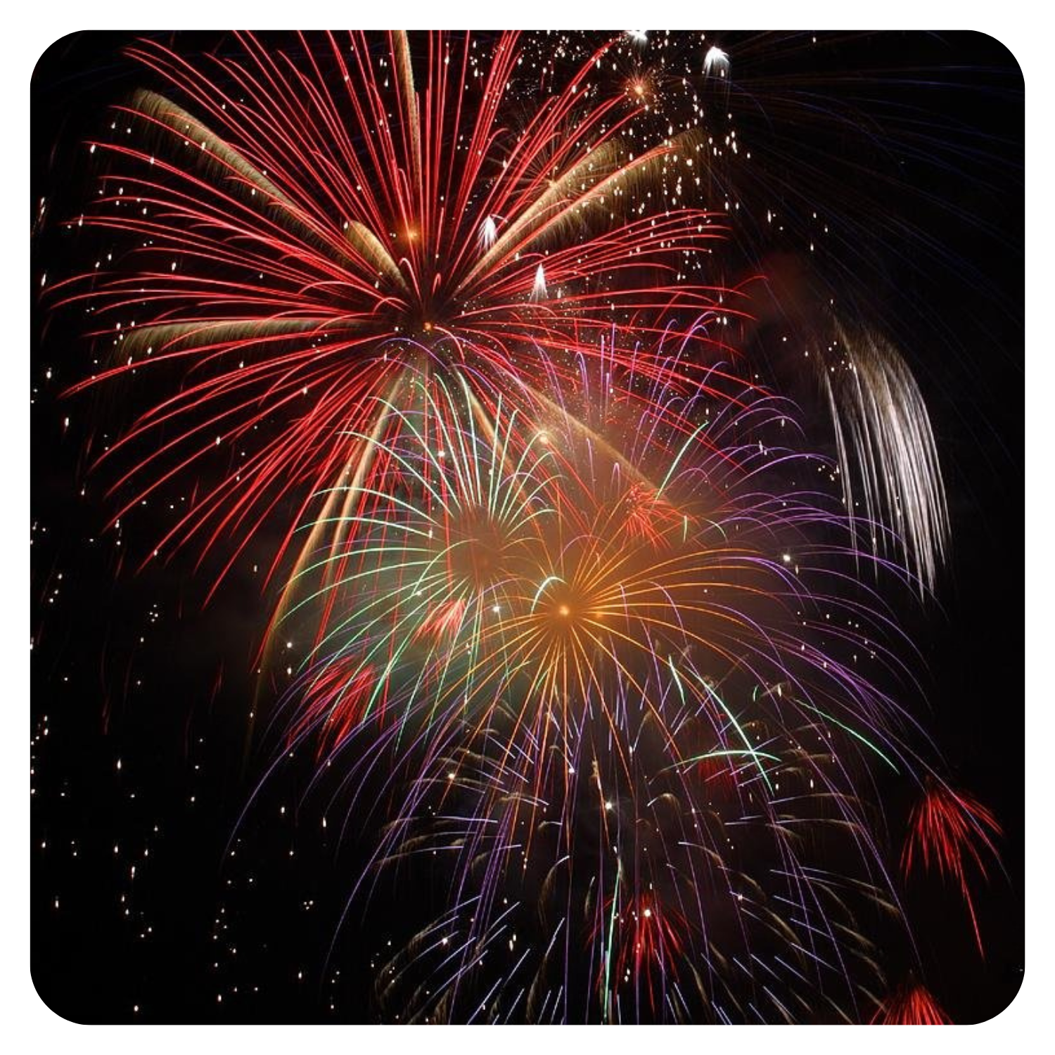 Feu d'artifice et bal à Baume les Dames