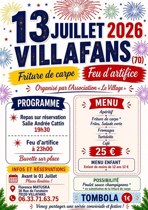 Repas et feux d'artifice 