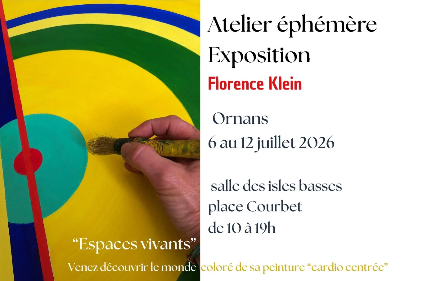 Atelier éphémère et Exposition - Florence Klein
