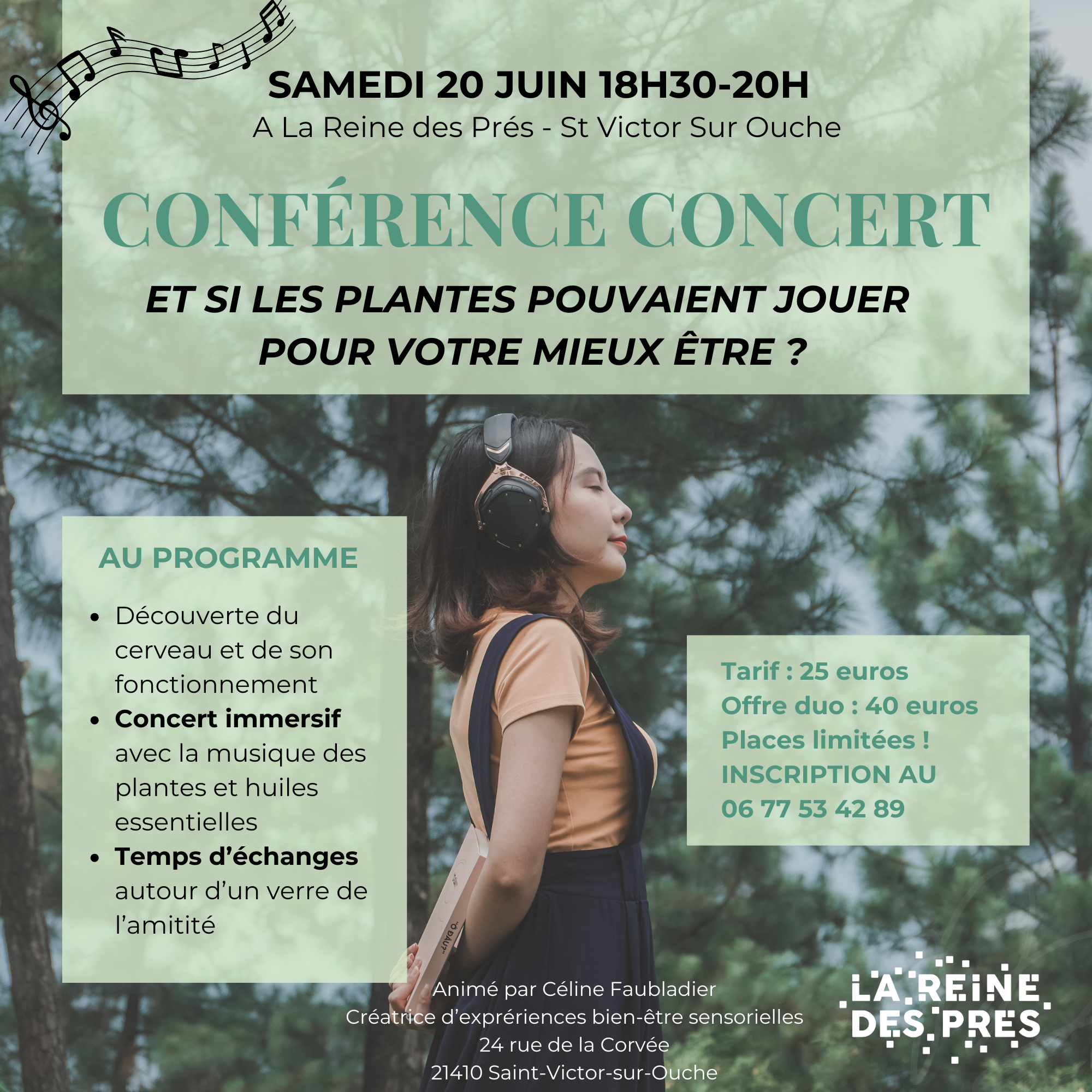 Conférence-concert de musique de plantes