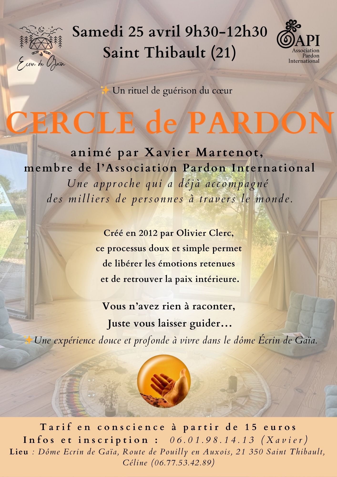 Cercle de Pardon – Retrouver la paix intérieure en douceur