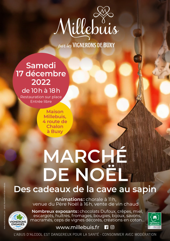 Marché de Noël à la maison Millebuis de Buxy