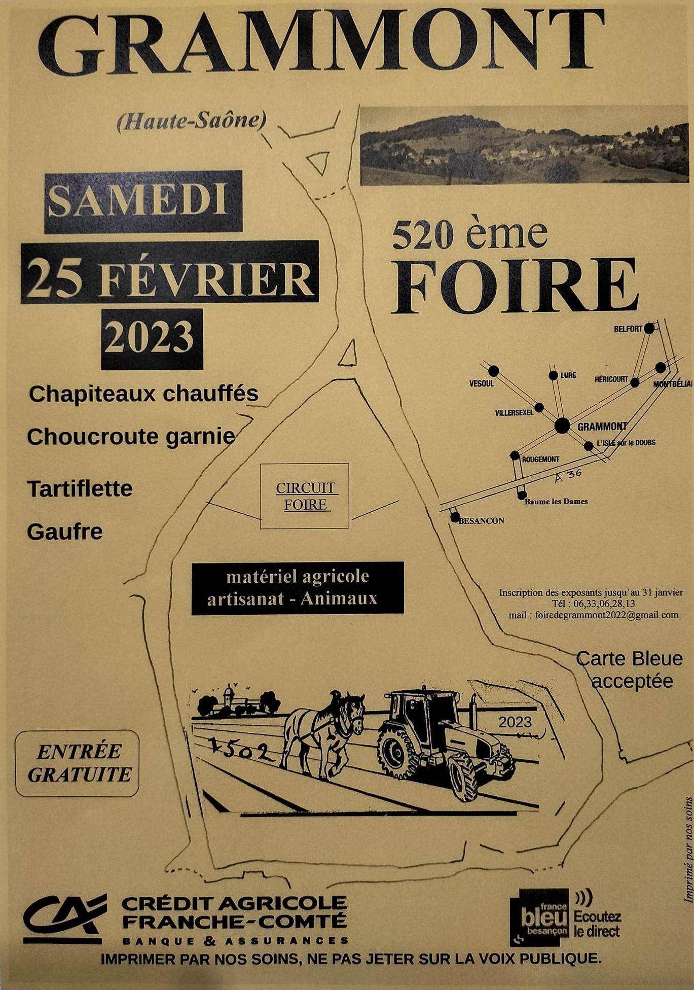 foire de grammont 25 février