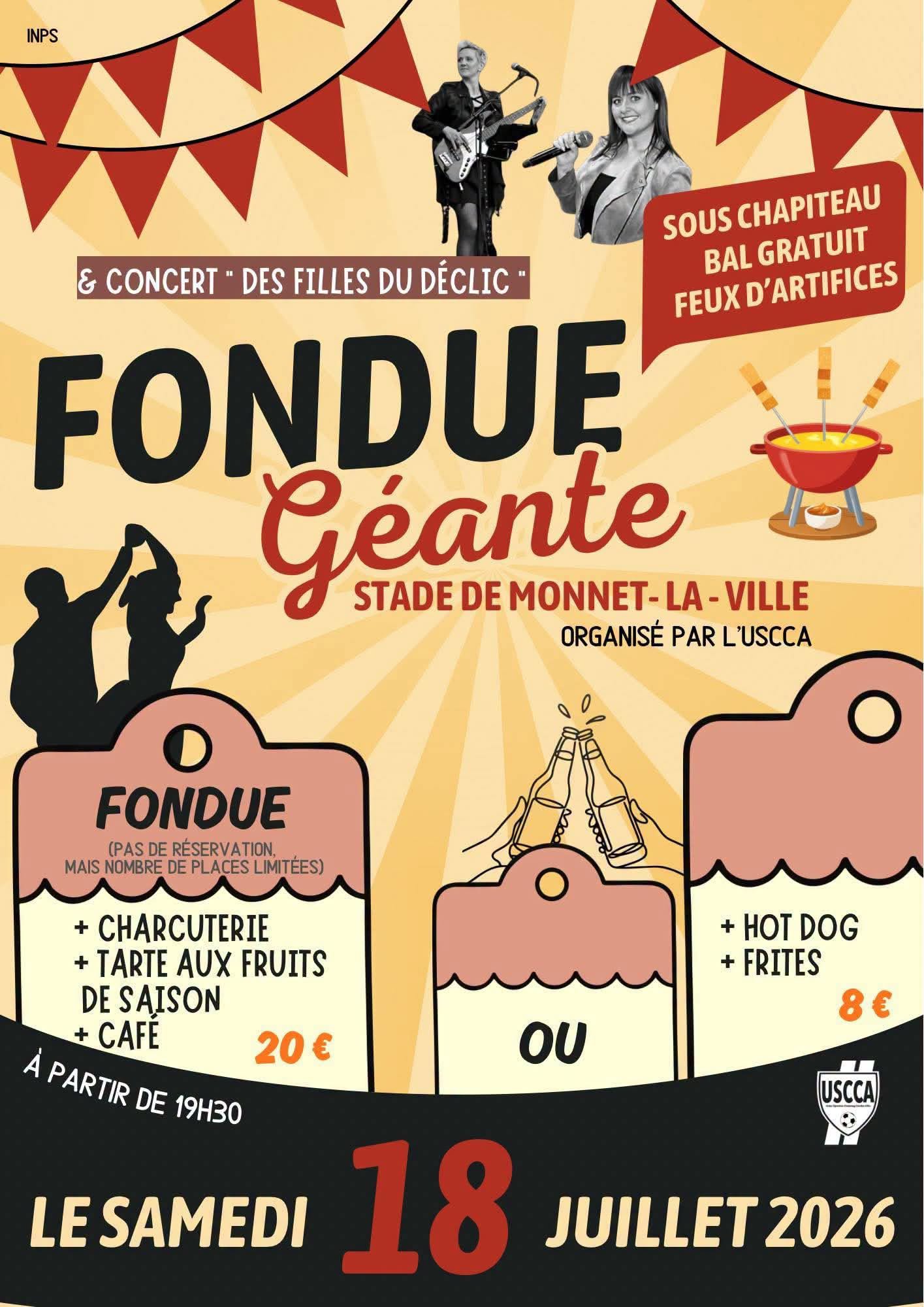 Fondue géante