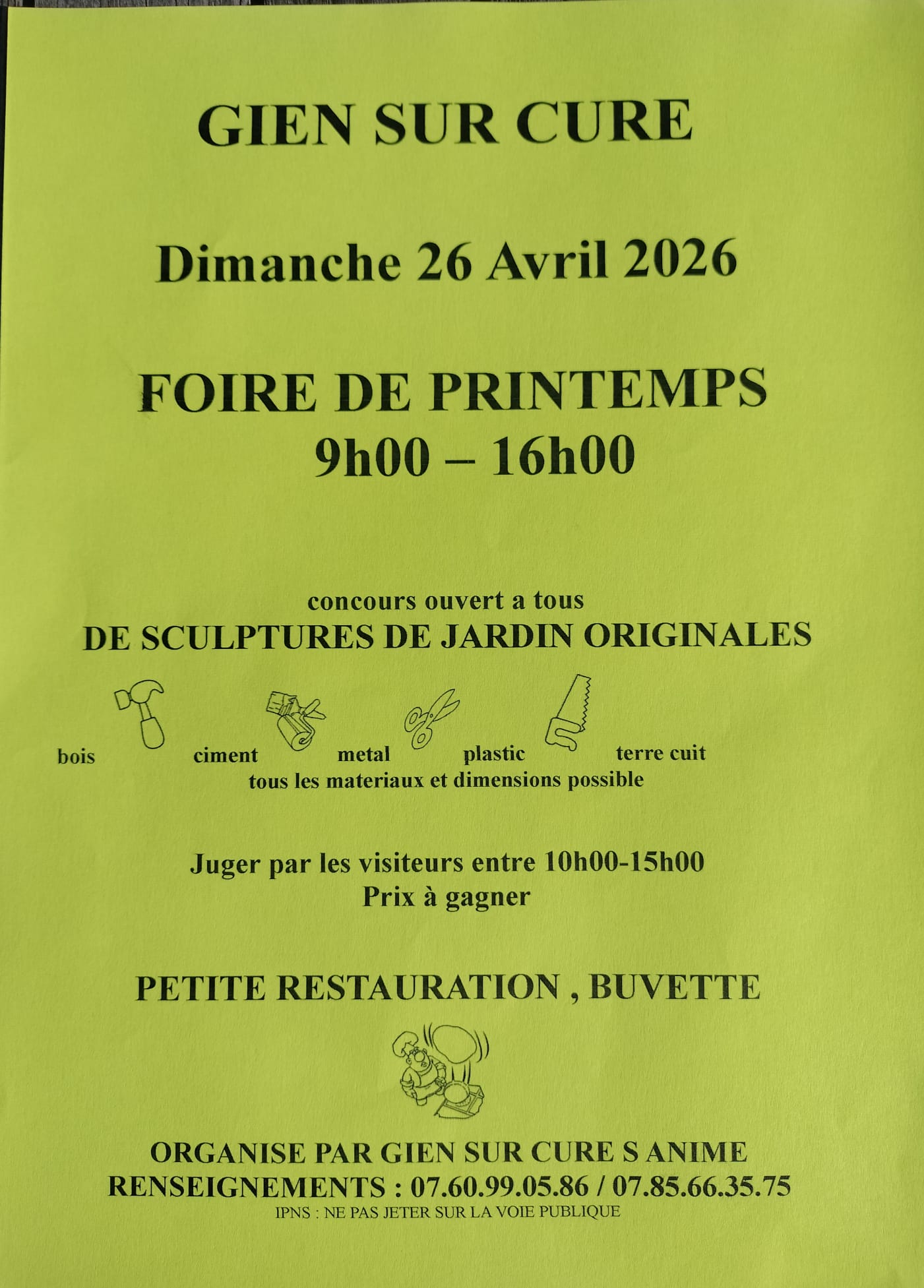 Foire de printemps — visuel événement