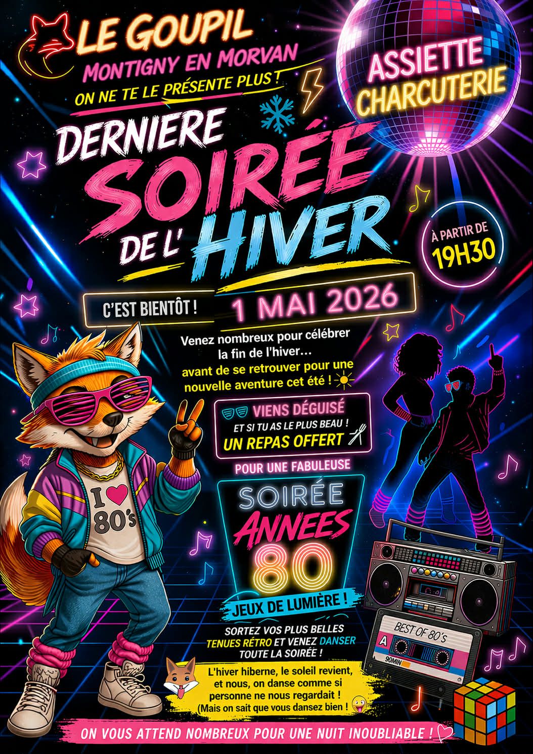 Soirée Années 80 — visuel événement
