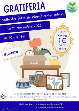 Gratiféria à  Plancher-les-Mines