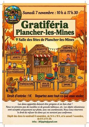 Gratiféria à  Plancher-les-Mines