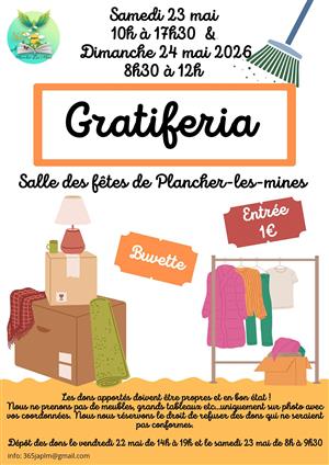 Gratiféria à  Plancher-les-Mines