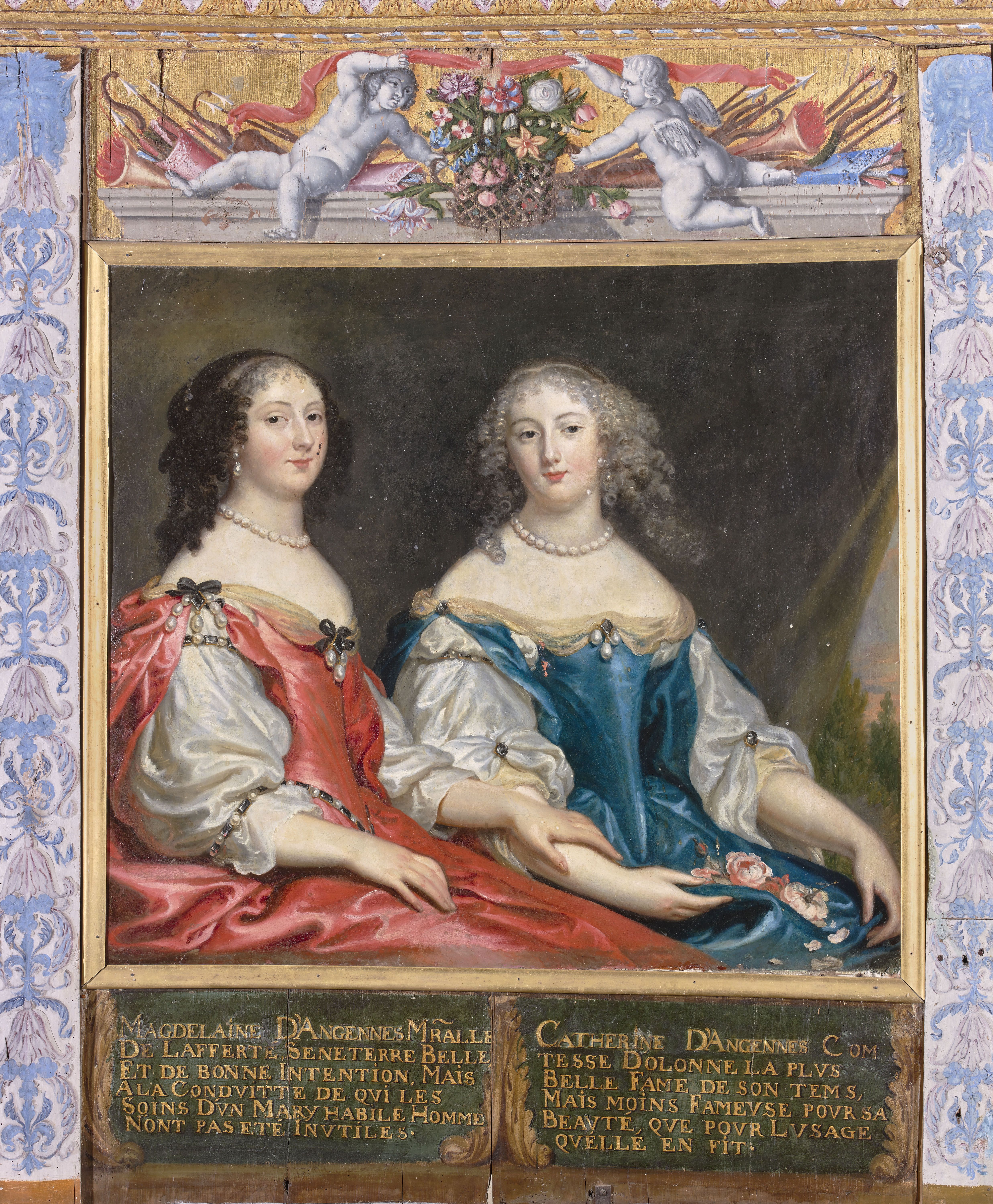 Madeleine d'Angennes de la Loupe, maréchale de la Ferté-Séneterre, et Catherine-Henriette d'Angennes de la Loupe, comtesse d'Olonne