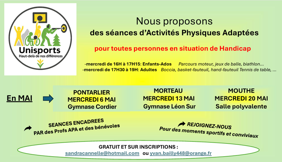 Découverte et pratique du Handisport