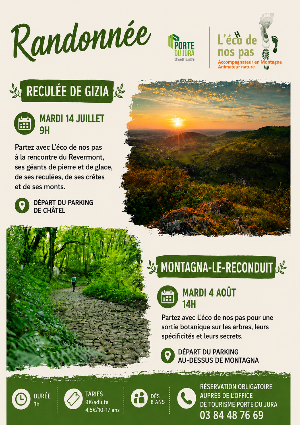 Randonnée, Reculée du Gizia