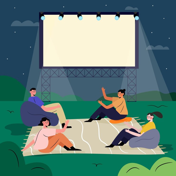 illustration-cinema-plein-air_52683-46503