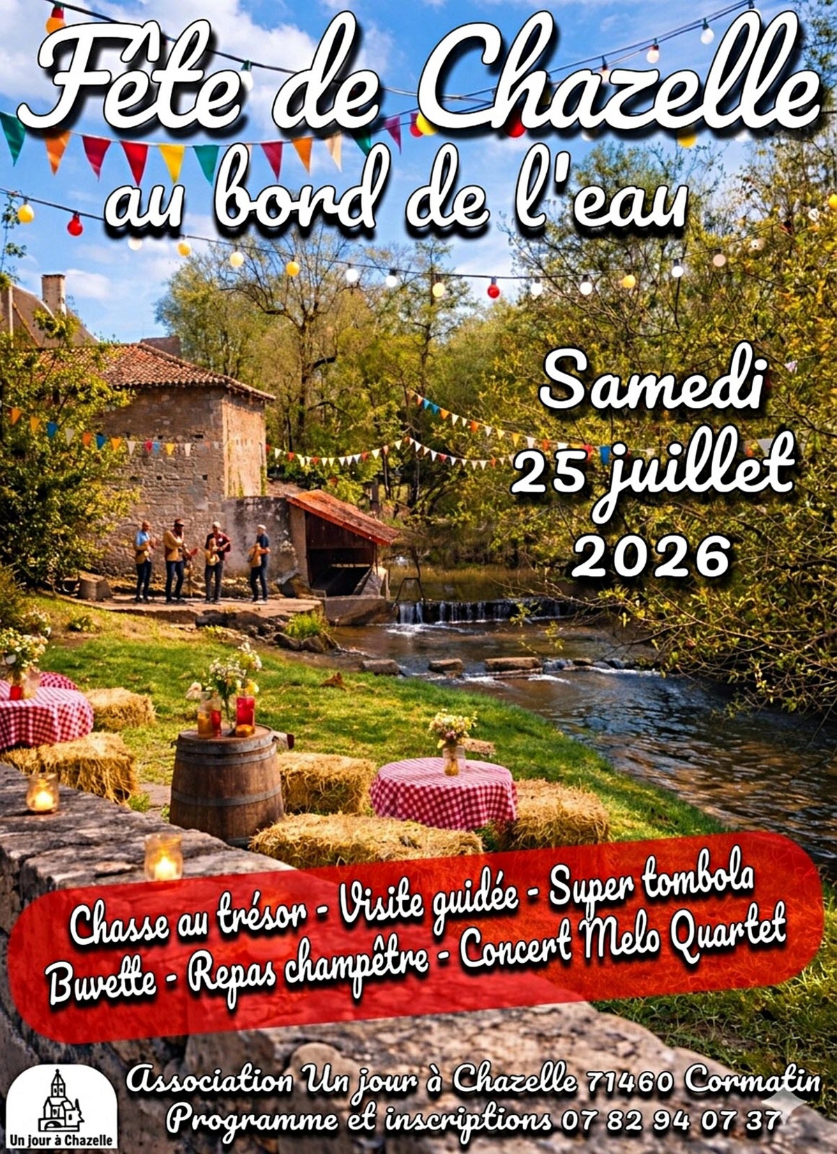 Fête de Chazelle au bord de l'eau