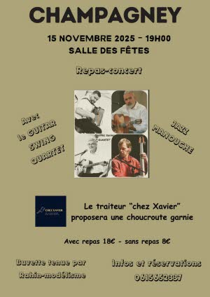 Repas - Concert Jazz à Champagney