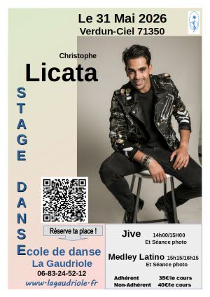 Stage de danse avec Chritophe Licata