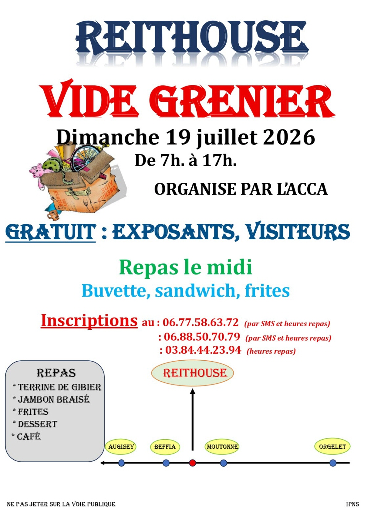 Vide grenier Reithouse