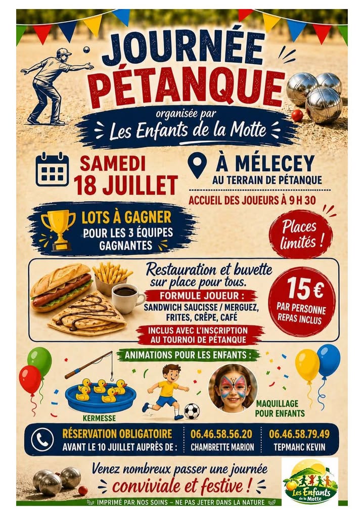 Journée pétanque