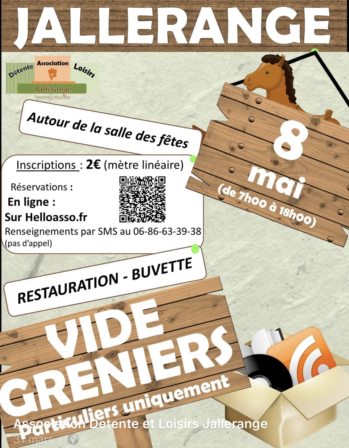 Vide grenier Jallerange