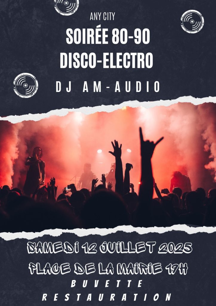 Soirée disco électro