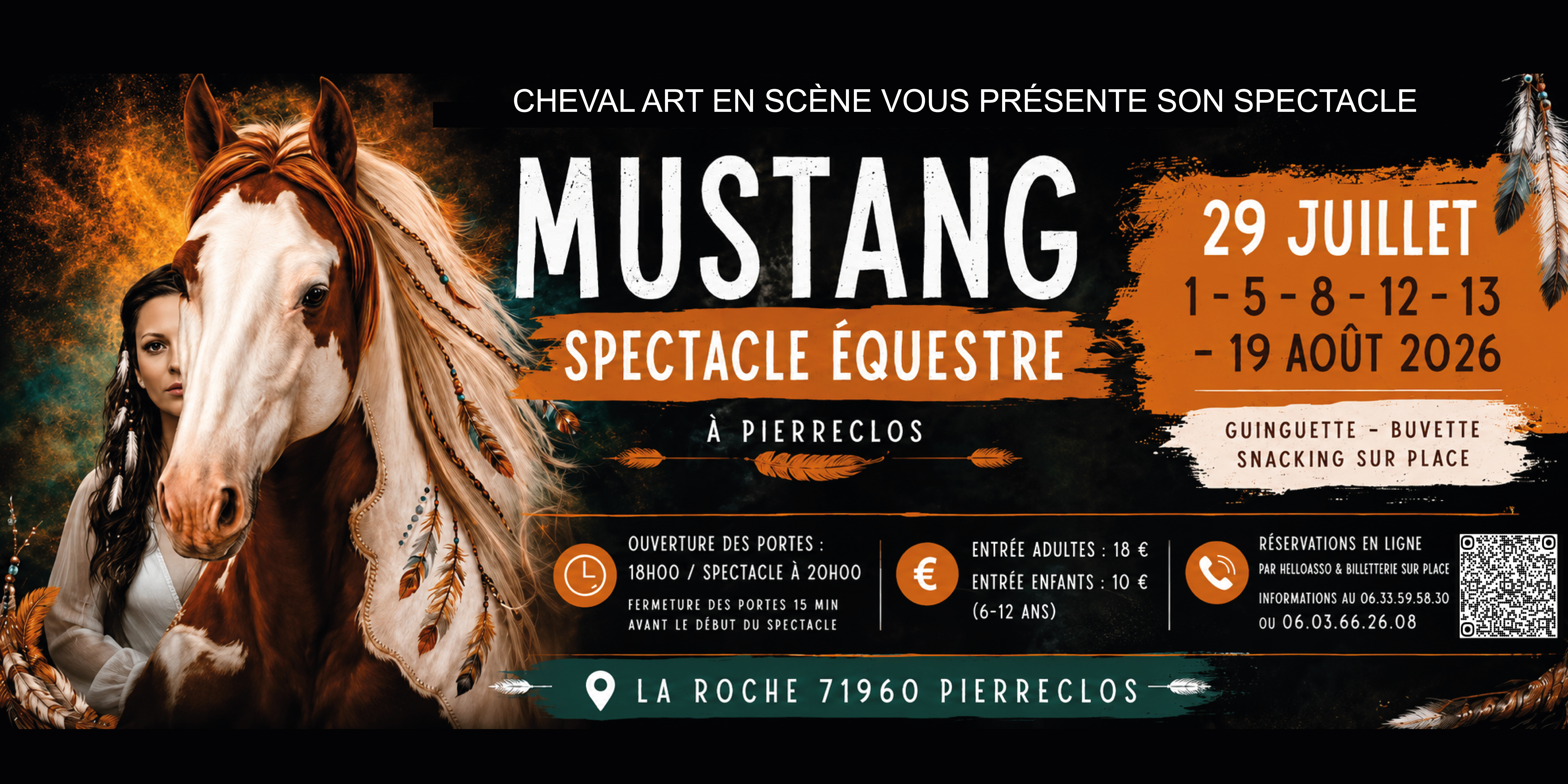 Spectacle Equestre : Mustang