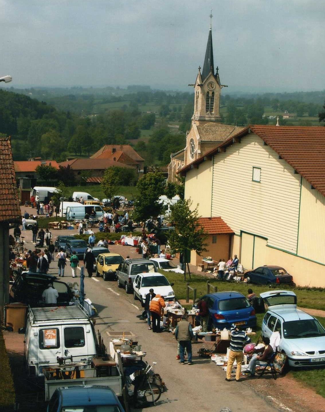Jour de marché aux puces